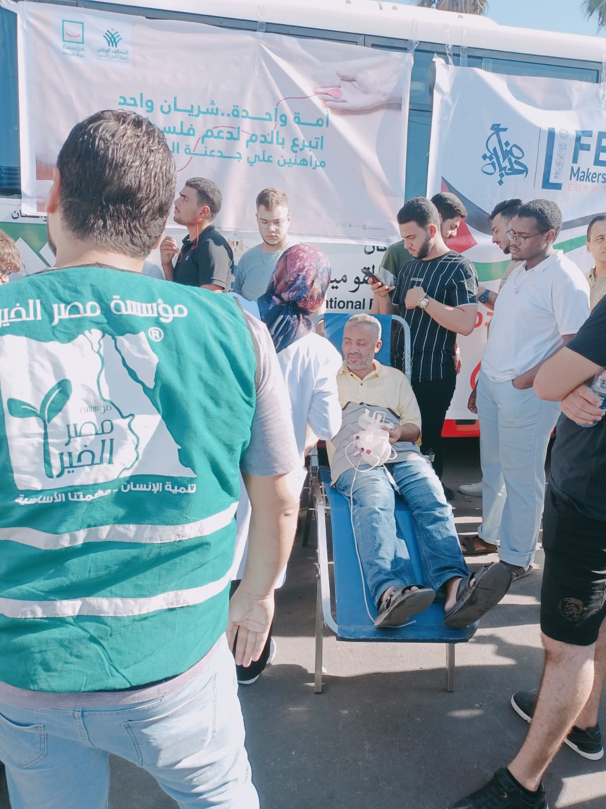 «مصر الخير» تشارك في الحملة المصرية لدعم الشعب الفلسطيني