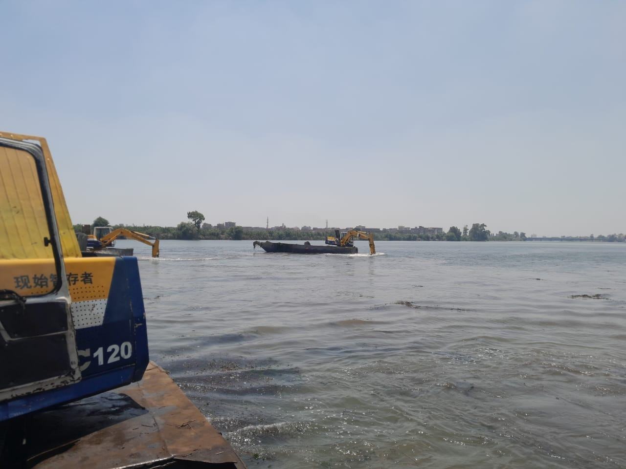 إزالة التعديات على نهر النيل